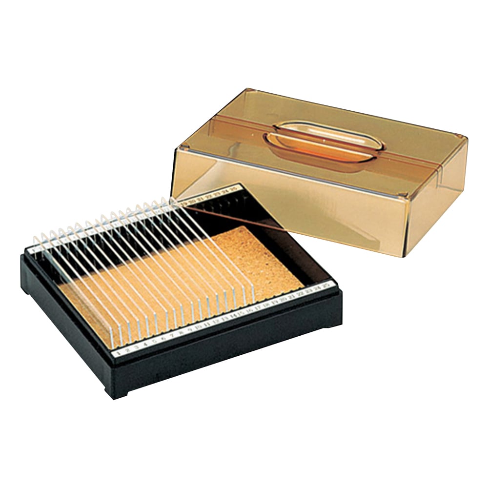 2-160-01 プレパラートケースフタ付き 93×113×44mm PG-S01 【AXEL