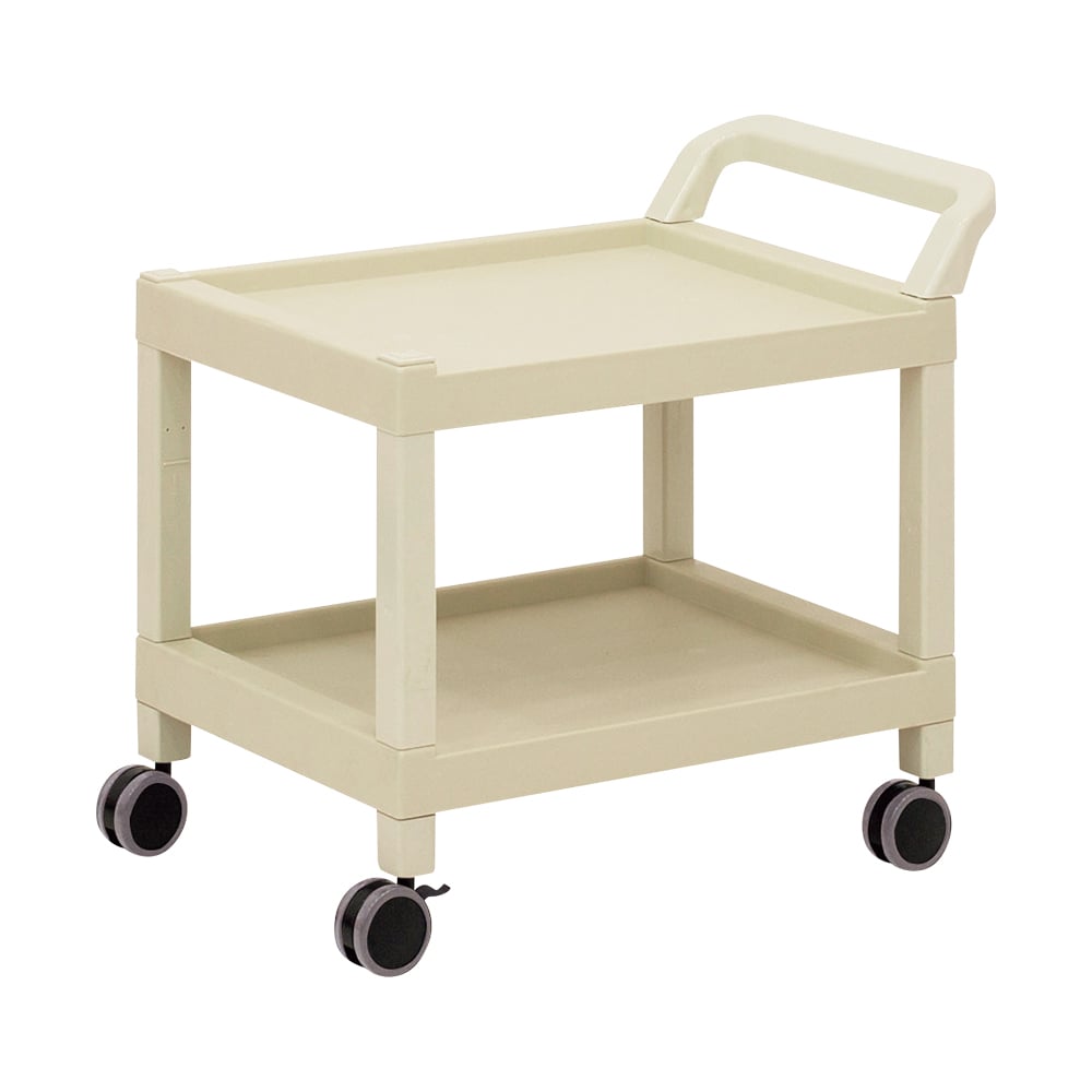 3-6498-01 モバイルカート(角柱タイプ) 2段 675×435×620 MC40 【AXEL