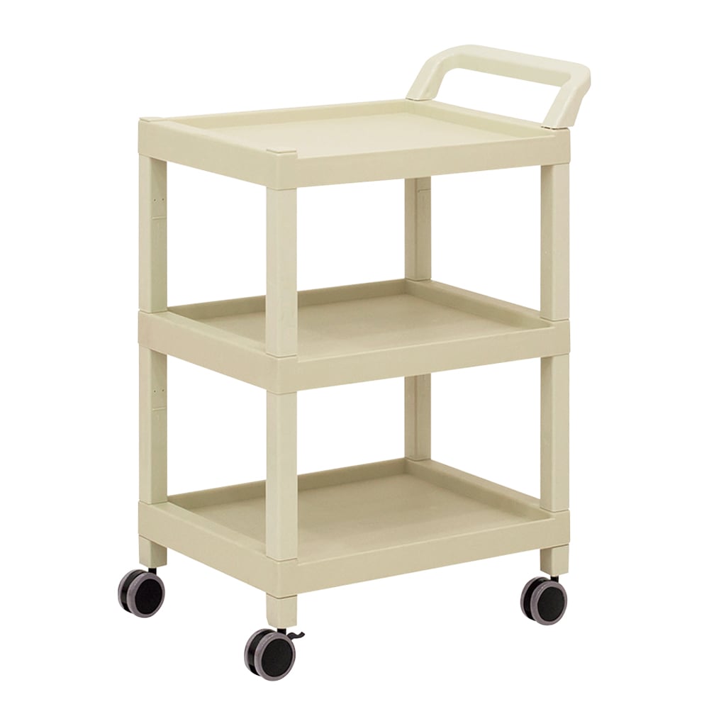 3-6498-03 モバイルカート(角柱タイプ) 3段 600×435×850 MC42 【AXEL