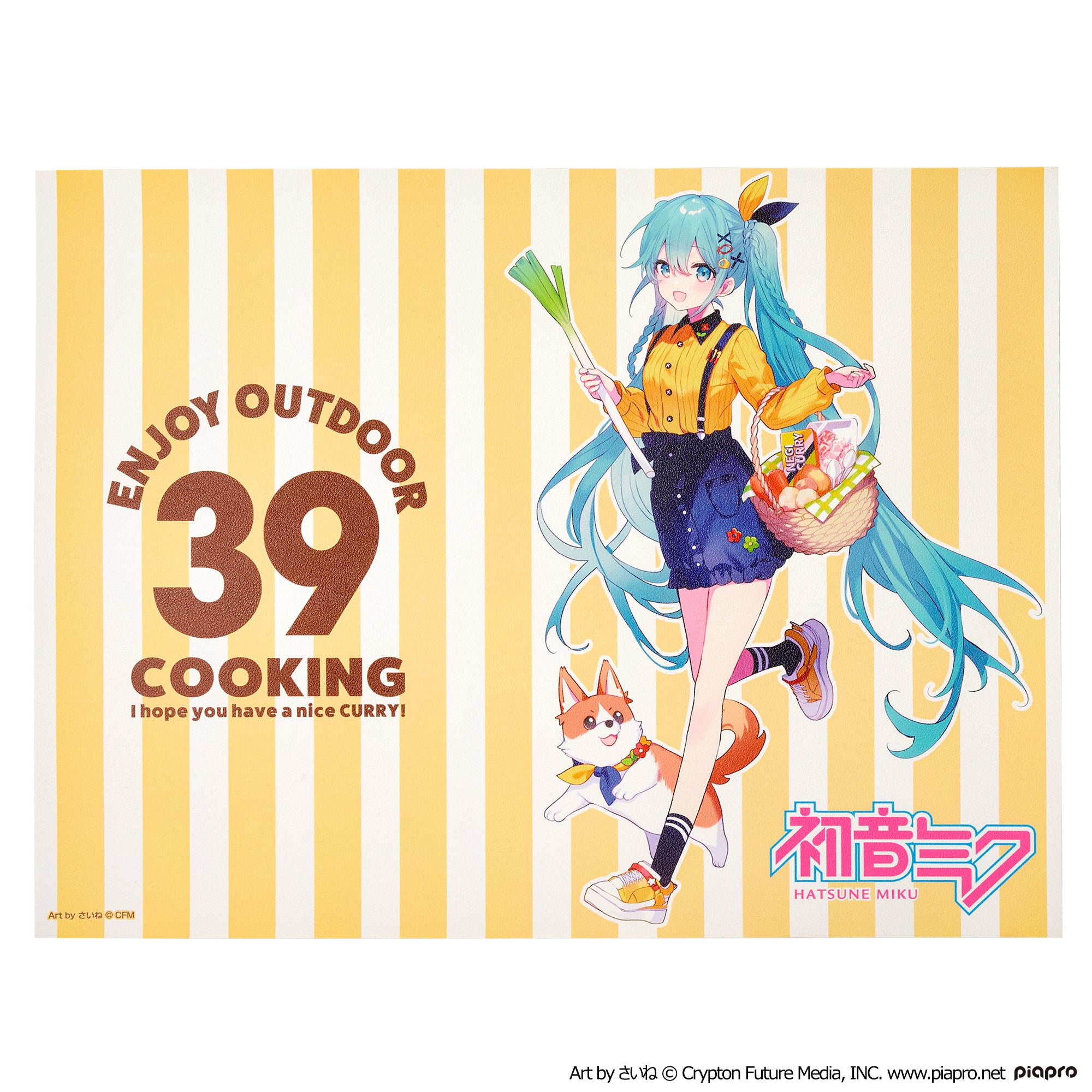 初音ミク OUTDOOR COOKING ランチョンマット – AOZORAGEAR