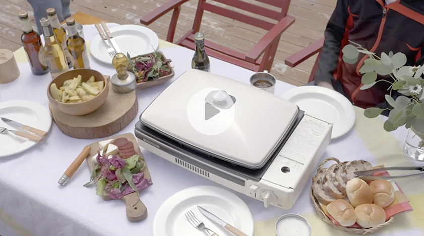 センゴクアラジン ポータブル ガス ホットプレート グラパン | ガス