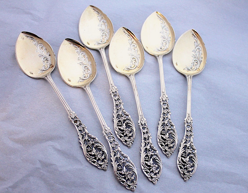 Sold：フレンチシルバー/アイスクリームスプーン6本セット | アリス