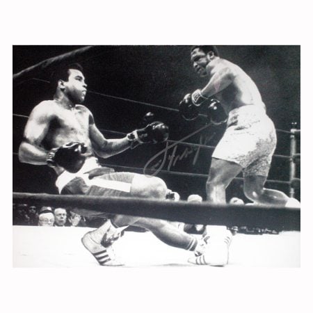 ジョー・フレージャーのサイン入り16×12写真 - オールスター・サイン会