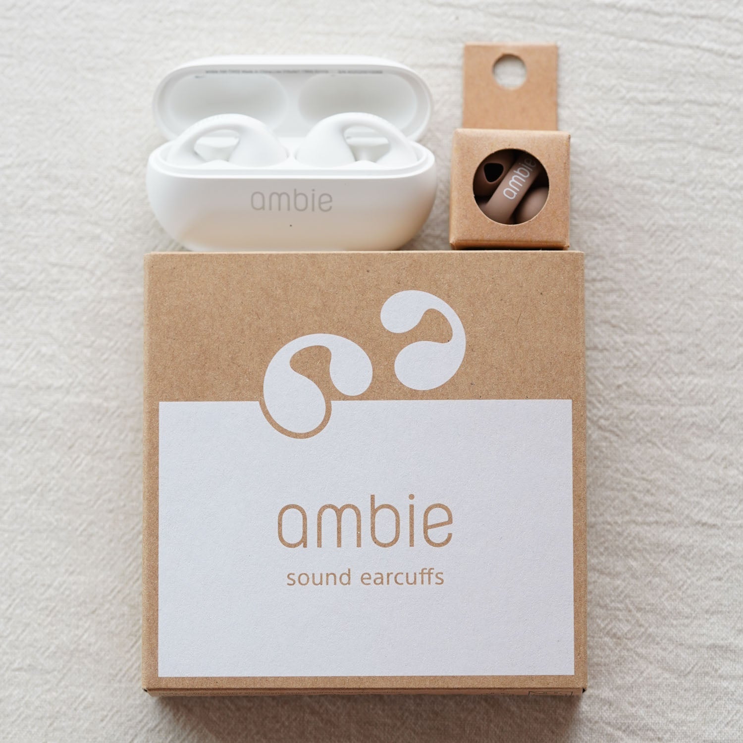 ambie sound earcuffs AM-TW02イヤーカフイヤホンスターターセット