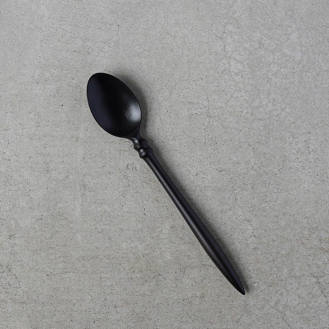 中西 健太 スプーン 楓 黒拭漆 - アメノイエ