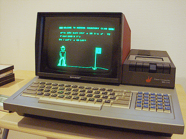 MZ-80C (Sharp) 1980年 アプリケーション起動編 | 古いハードに囲まれ