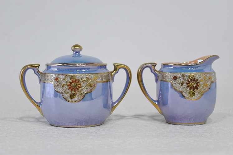 オールドノリタケ ラスター彩 シュガー＆クリーマー 里帰り - 生活骨董