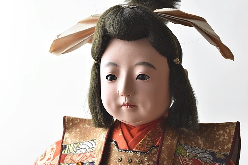 昭和初期 桃太郎 大きな五月人形 - 生活骨董と古布のアンティーク