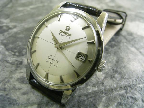 オメガ・OMEGA クロスライン ジュネーブ/Geneve 希少ロゴ 2トーン文字