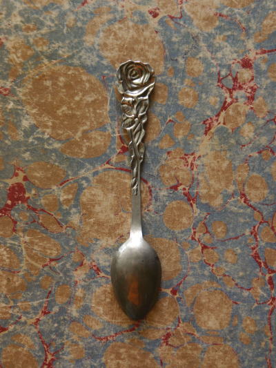 アンティークシルバースプーン ドイツ ローズ 【Antiques Truffle 京都
