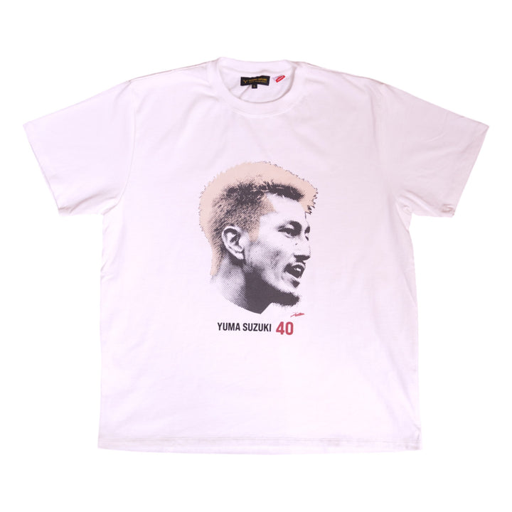 オンライン限定】鈴木優磨選手フェイスプリントTシャツ（WHITE