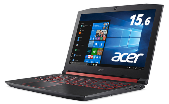 ASCII.jp：Acer、ブラックカーボンのゲーミングノート「Acer Nitro 5」