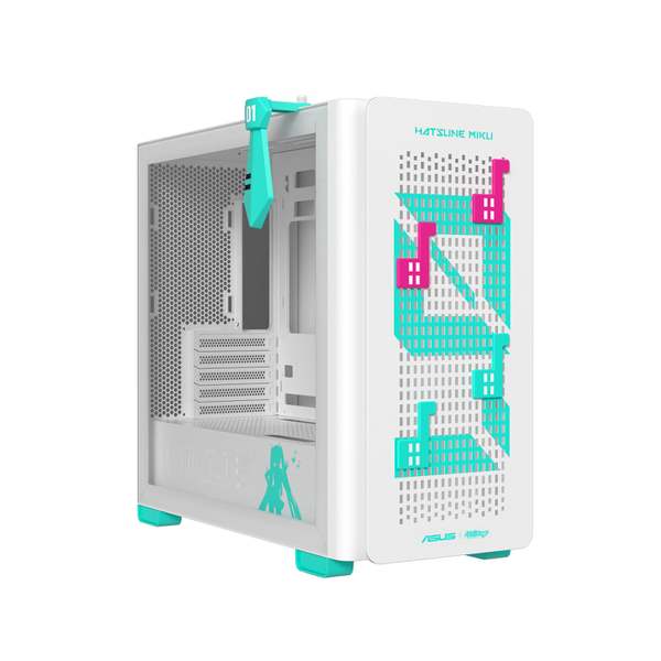 ASCII.jp：ASUS×初音ミクの限定PCケース登場 ブルーグリーン×ピンクの