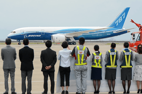 セントレアが終着地となった「ボーイング 787」飛行試験1号機のラスト