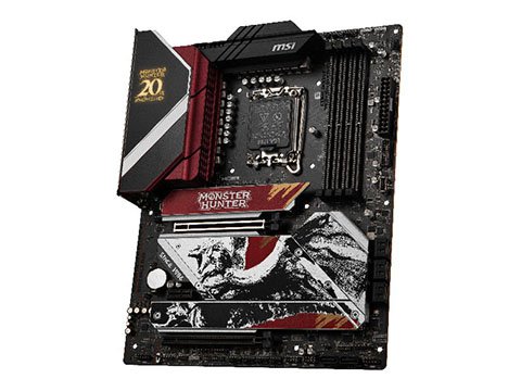 MSI×モンスターハンターコラボのPCパーツが近日発売、7日から予約