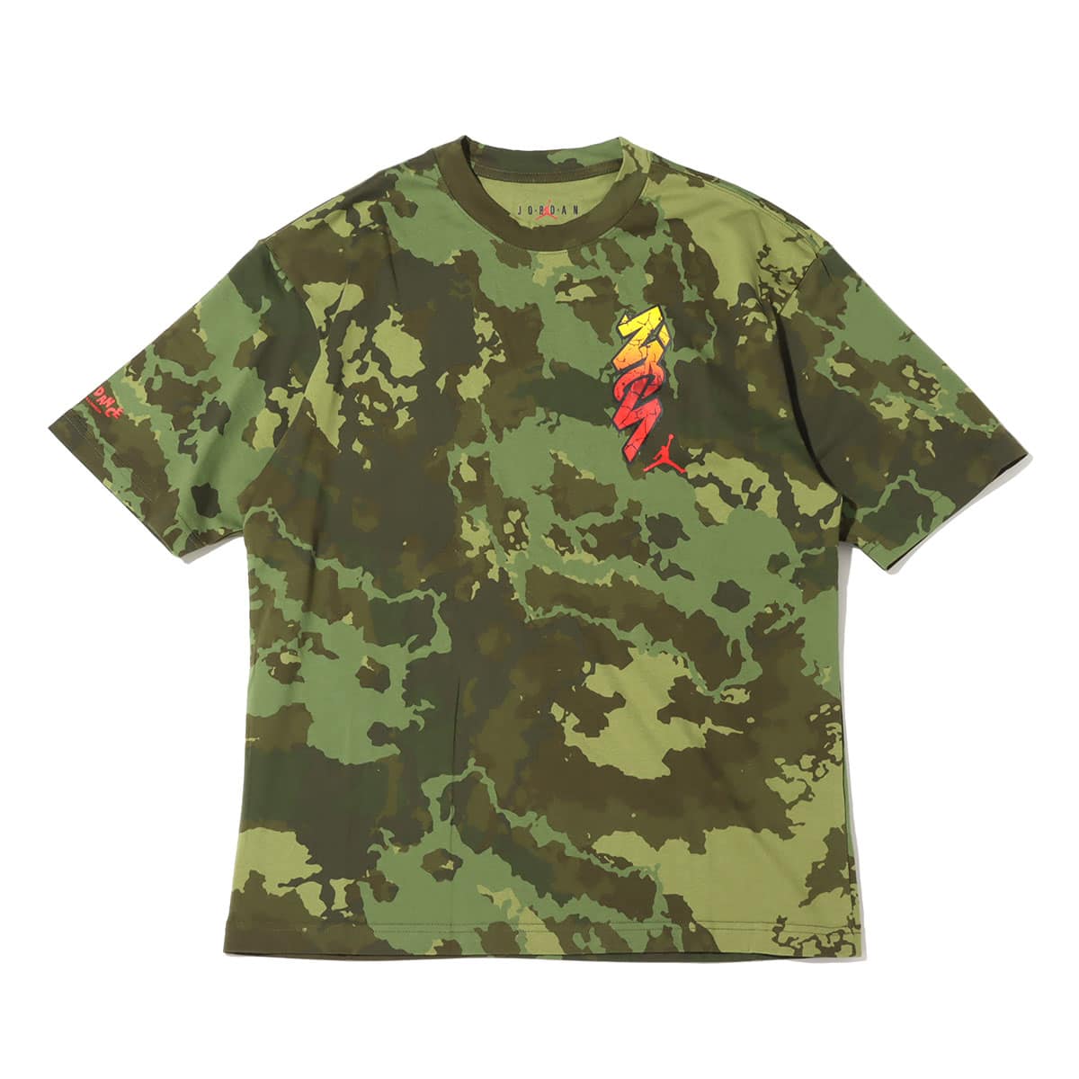 JORDAN BRAND AS M J ZION SS TEE 2 CARBON GREEN/BLACK 21FA-I