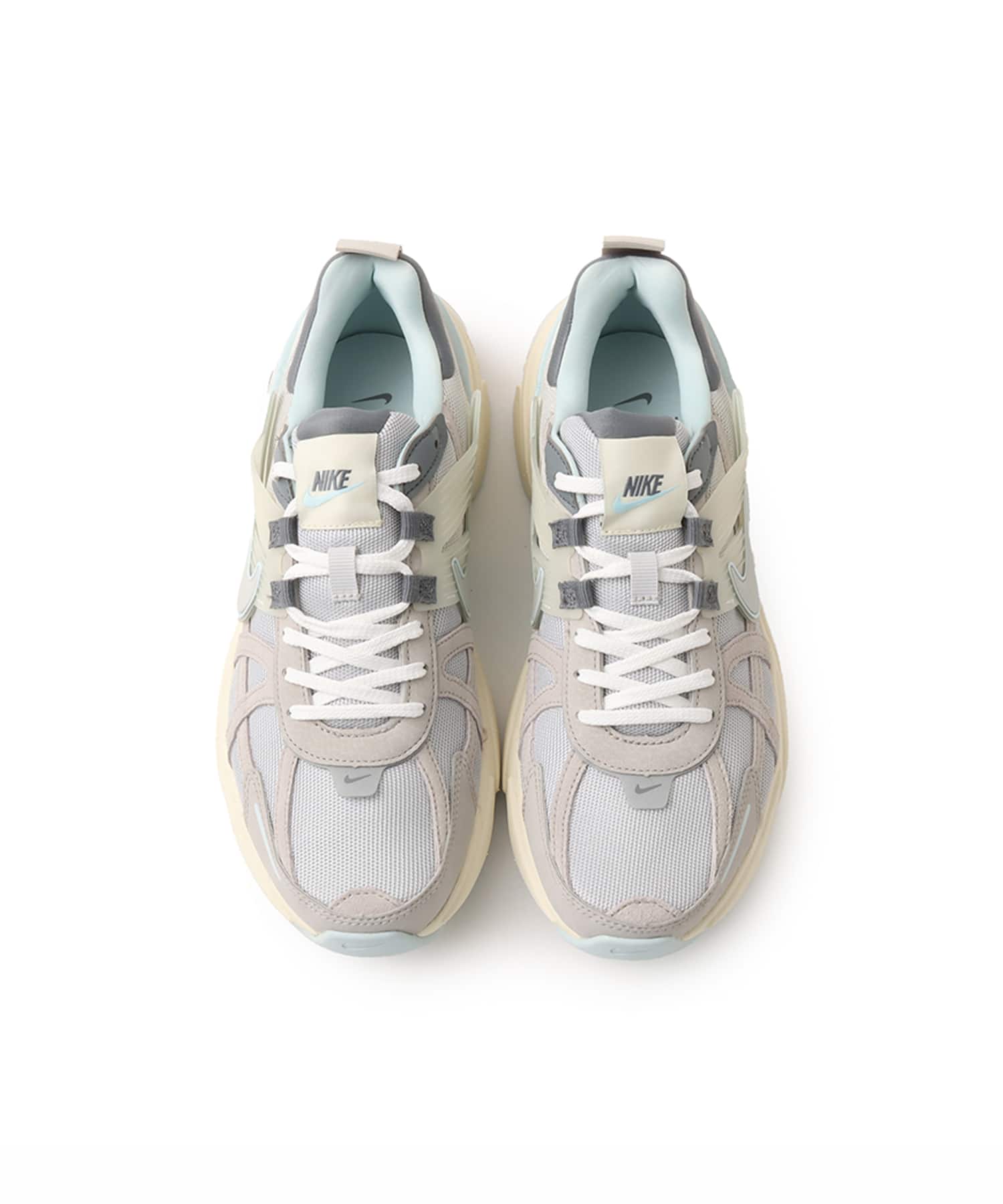 NIKE V2K RUN LIGHT BONE/MTLC PLATINUM-LT IRON ORE（ナイキ