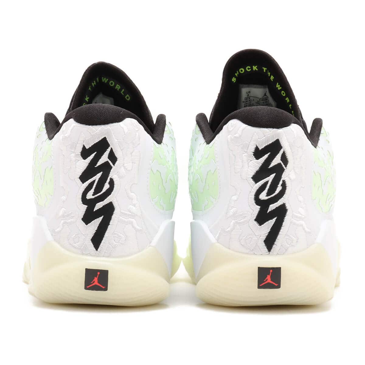 JORDAN BRAND JORDAN ZION 3 PF WHITE/WHITE-BLACK-BARELY VOLT