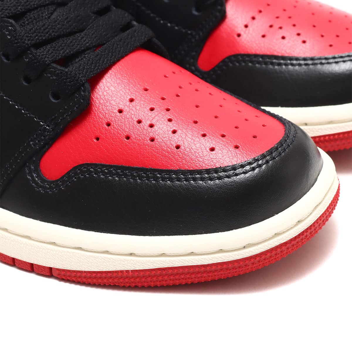 JORDAN BRAND WMNS AIR JORDAN 1 LOW BLACK/GYM RED-SAIL 23SU-I