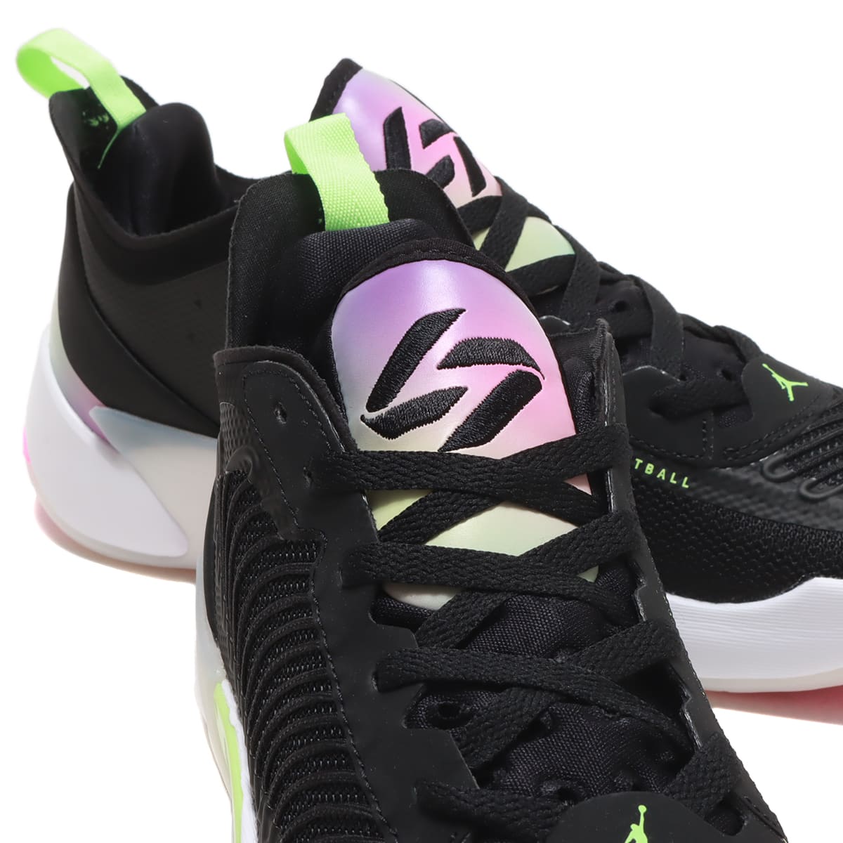 JORDAN BRAND JORDAN LUKA 1 PF BLACK/BLACK-LIME GLOW-GREEN GLOW