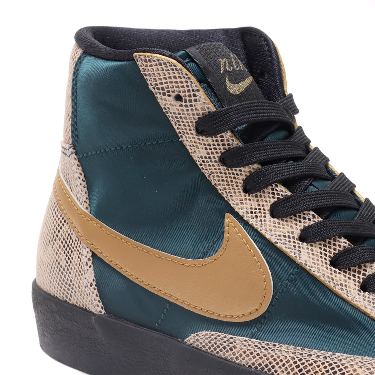 NIKE W BLAZER MID '77 DARK TEAL GREEN/METALLIC GOLD-BLACK 21FA-I
