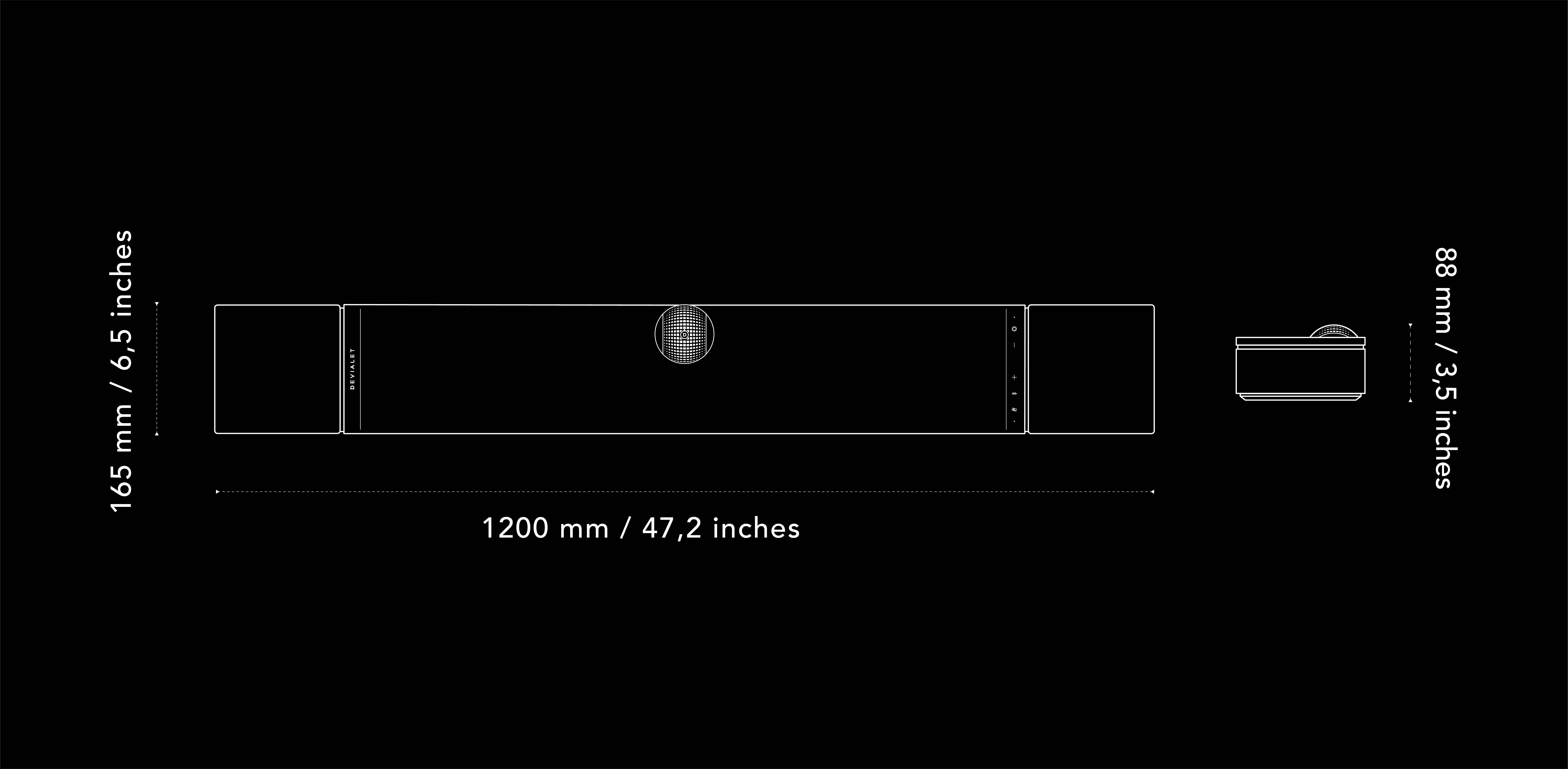 Devialet Dione - ハイエンド Dolby Atmos 5.1.2 サウンドバー