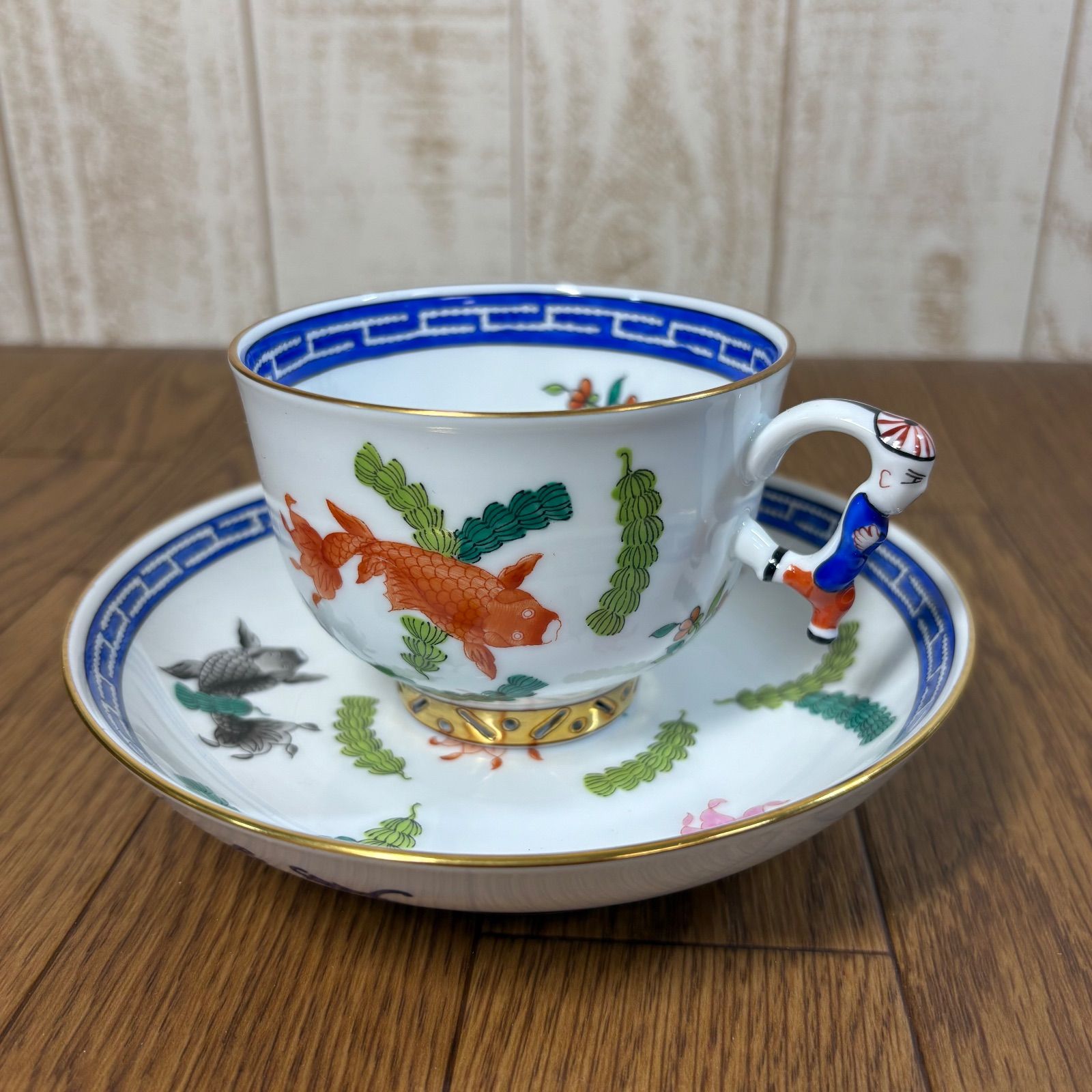 ヘレンド シノワズリ（中国趣味） ポワッソン ミニティーポットと