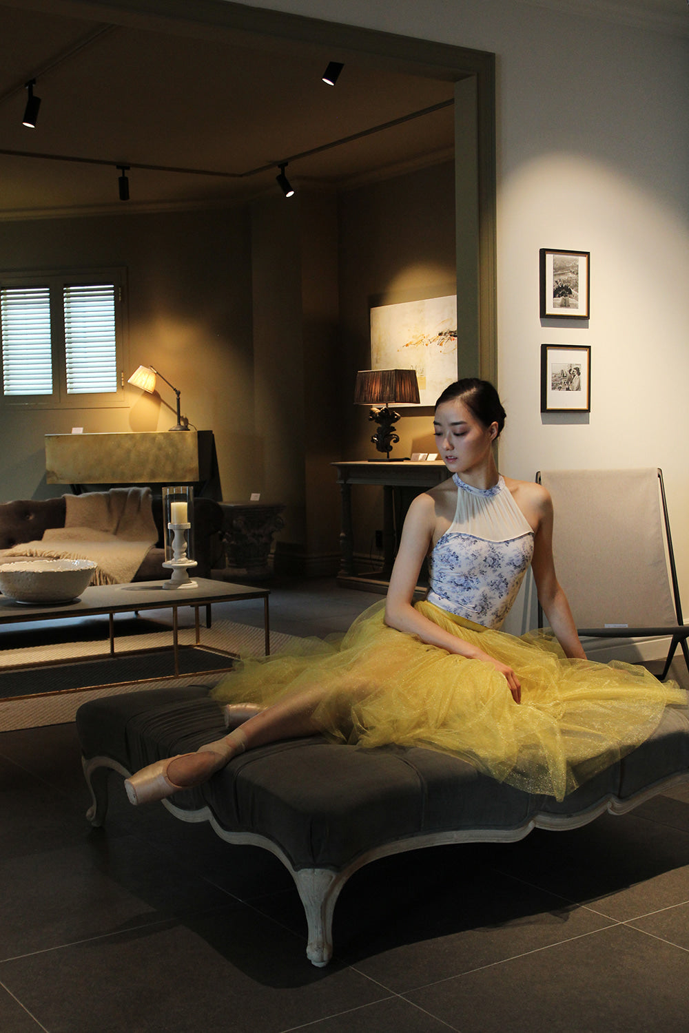 レヴダンス ジョセフィンホルターネックレオタード トワルドジュイ