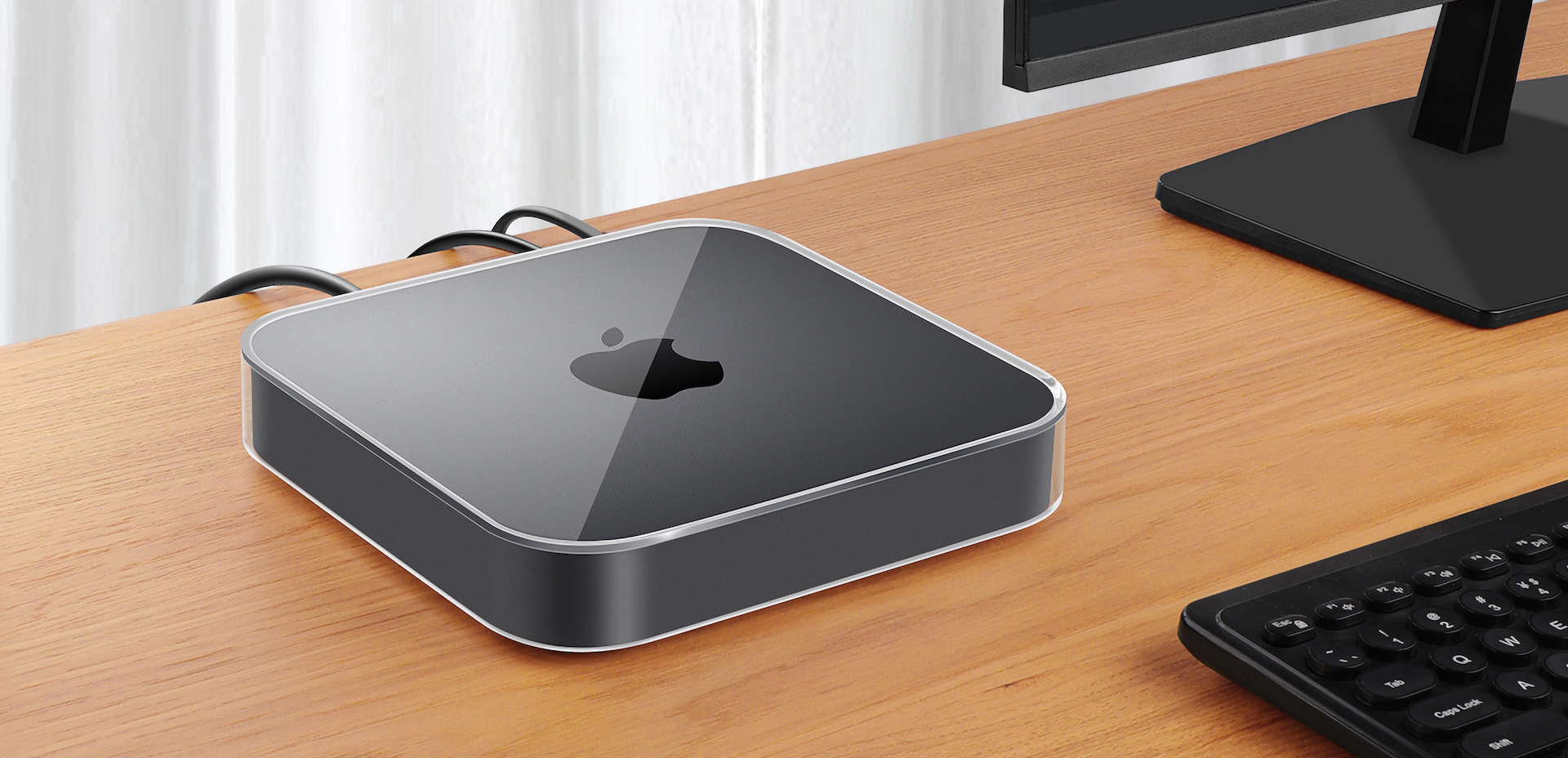 Mac miniをひっかき傷や水滴から守るアクリルケース「Vaydeer Mac mini