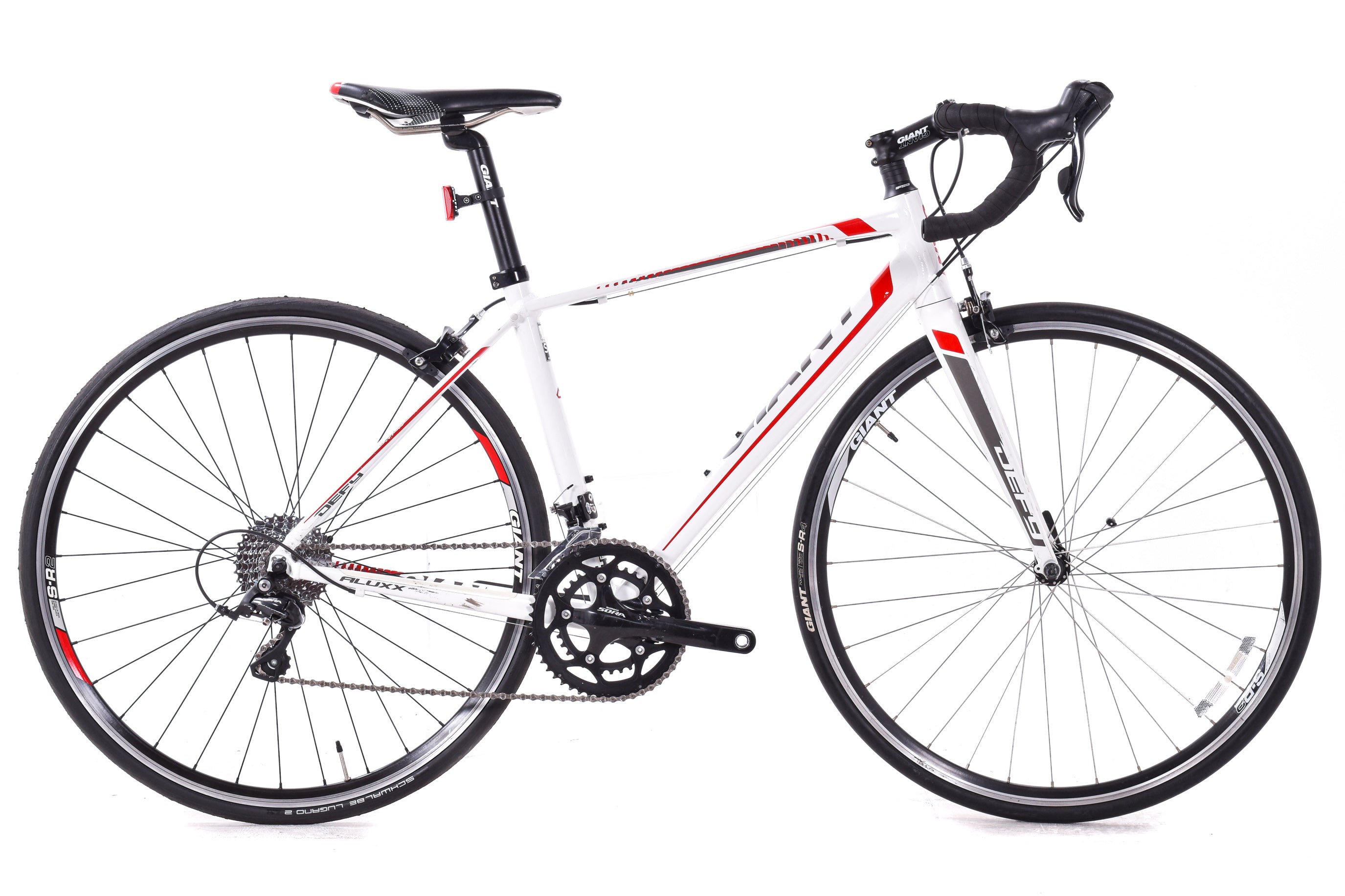 USED 2014 Giant Defy 3 Small Alloy Road Bike Shimano Sora 2x9 speed Re