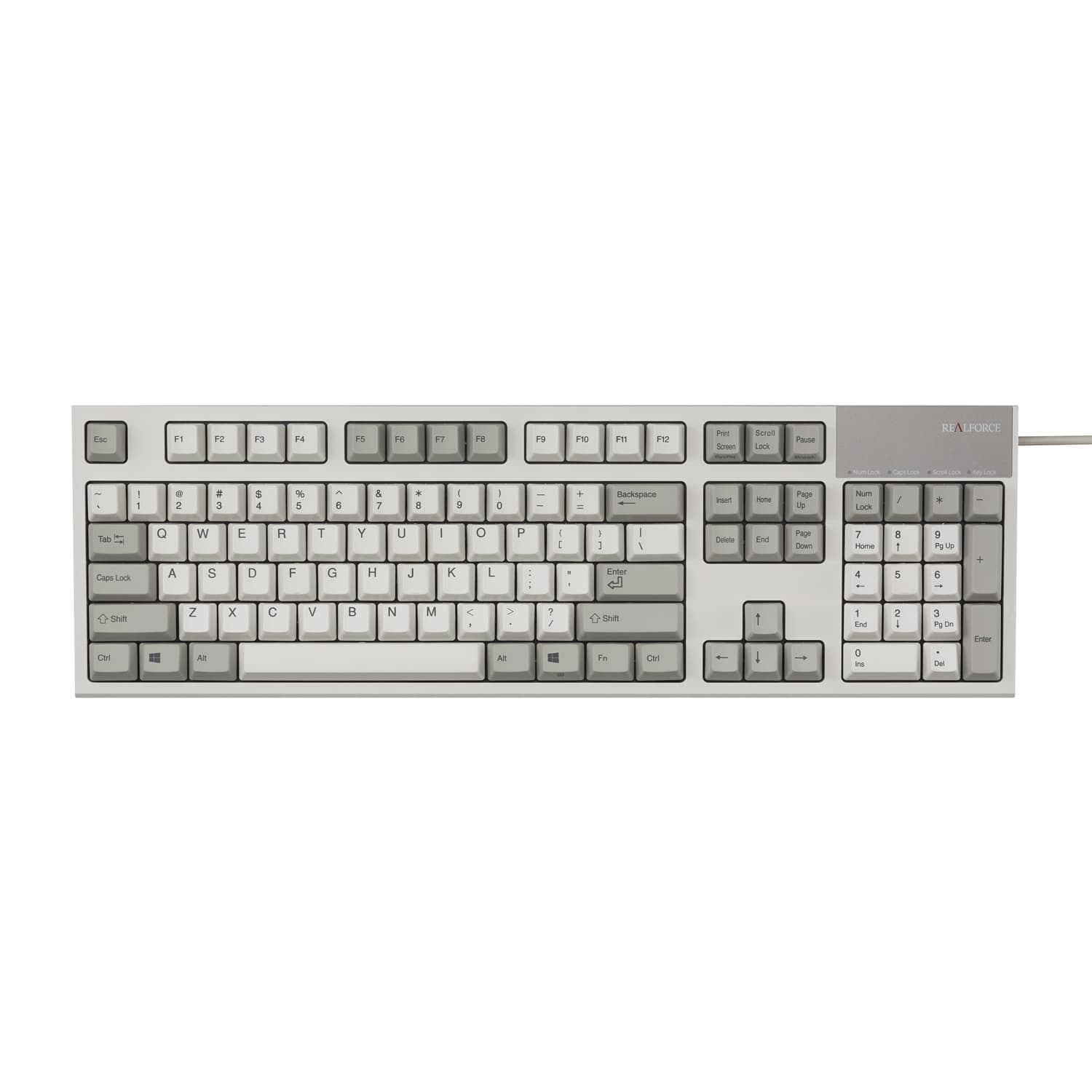 Realforce 101 東プレ 英語配列 キートップ洗浄済】Realforce 101 英語