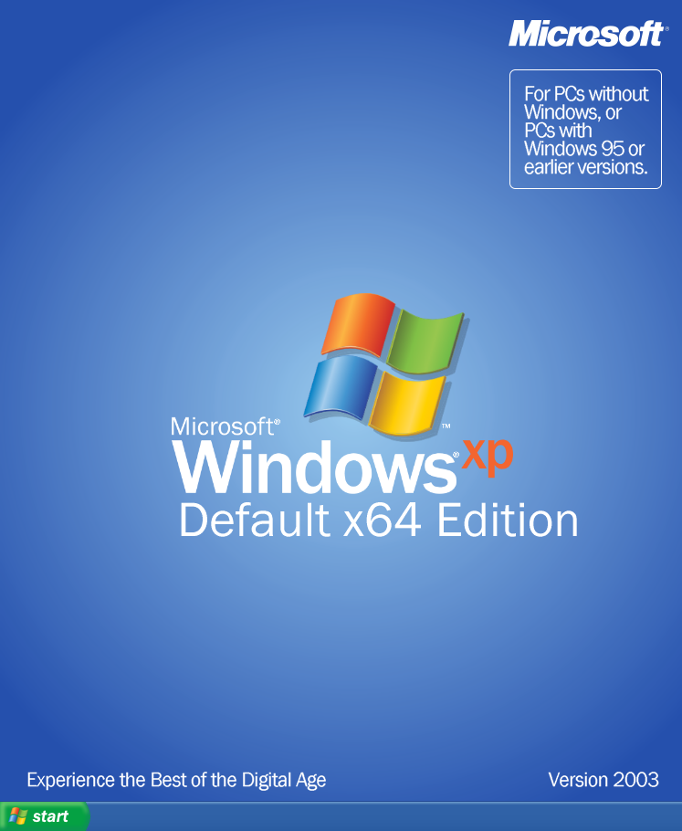 Windows XP\Server 2003 x64 Edition for Default and English