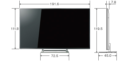 仕様表/84V型Z9X｜テレビ｜REGZA：東芝