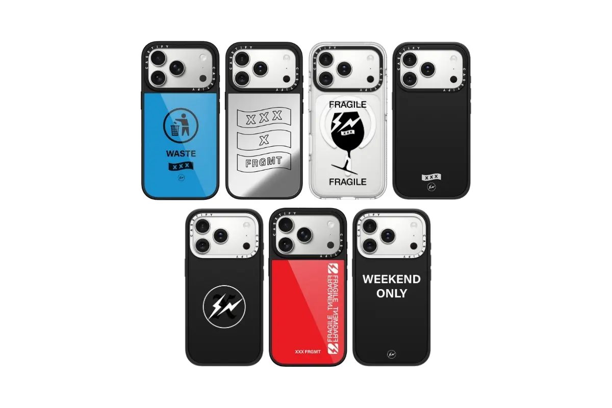 GOD SELECTION XXXとfragment design、CASETiFYのコラボによるiPhone