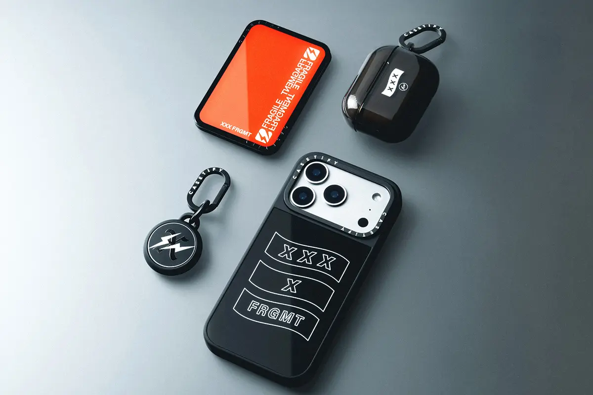 GOD SELECTION XXXとfragment design、CASETiFYのコラボによるiPhone