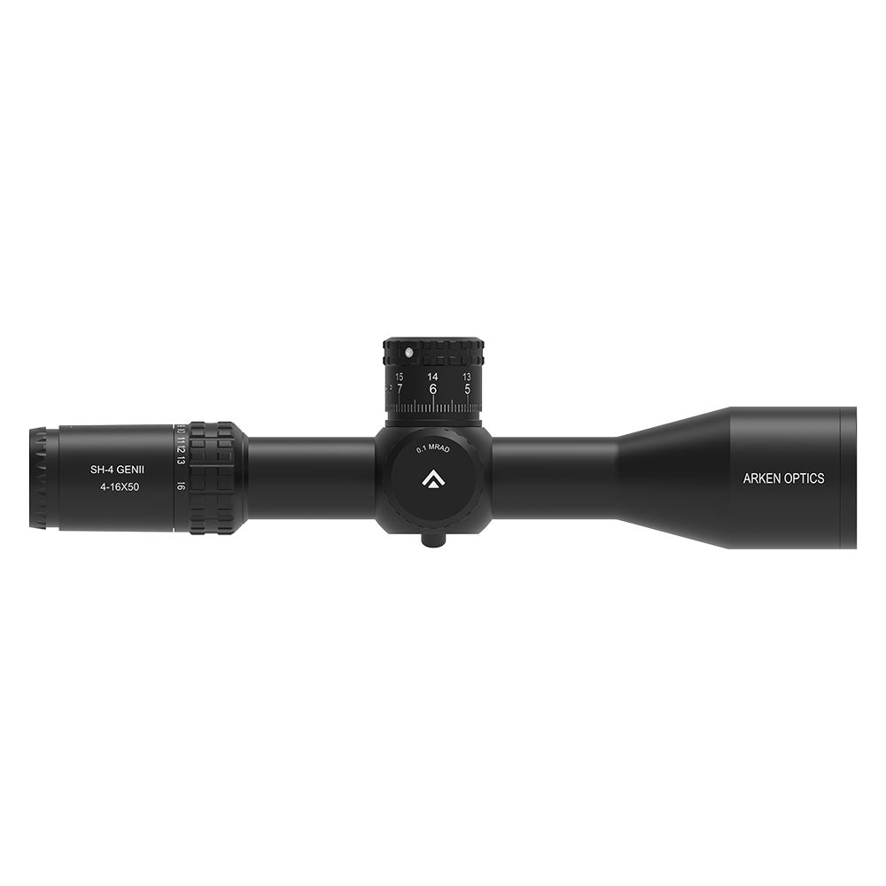 SH-4 4-16X50 GEN2 FFP Illuminated Reticle with Zero Stop - 34mm