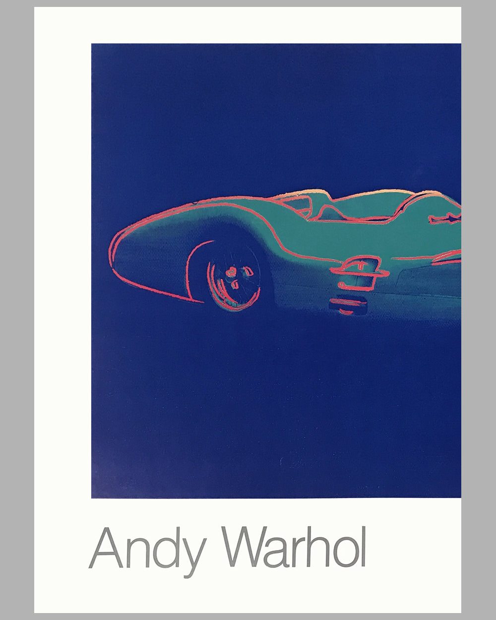 Cars by Andy Warhol - 1954 Mercedes Benz W-196-R Poster - l'art et
