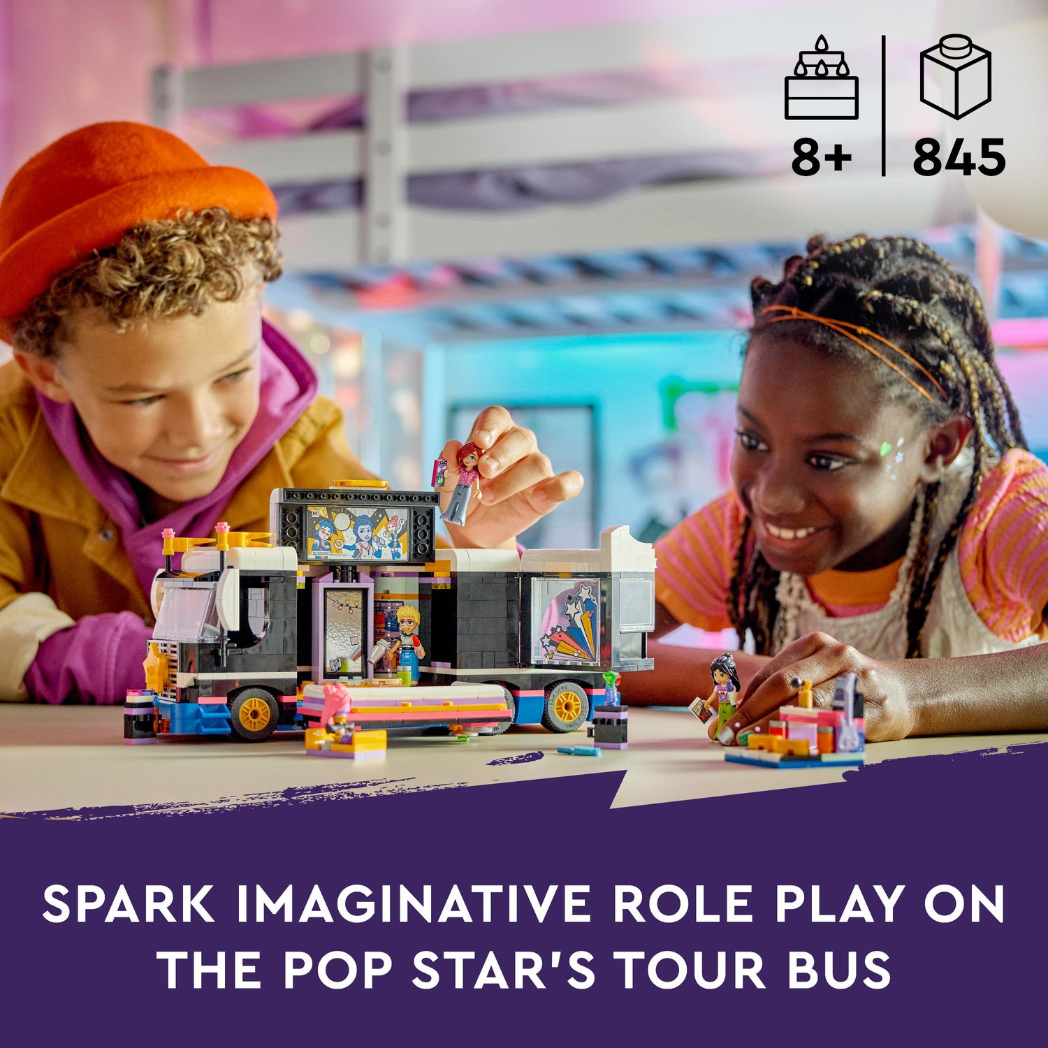 LEGO® Friends Pop Star Music Tour Bus 42619 – Awesome Toys & Gifts