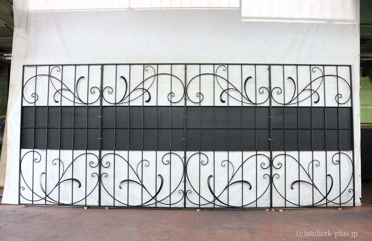門扉【電動スライド扉】g51 | ロートアイアン工房【鍛鉄atelier K