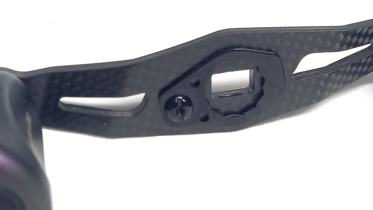 ダイワ SLP限定ハンドルノブ 管551EPノブ軸間85ミリ ハンドルは社外製