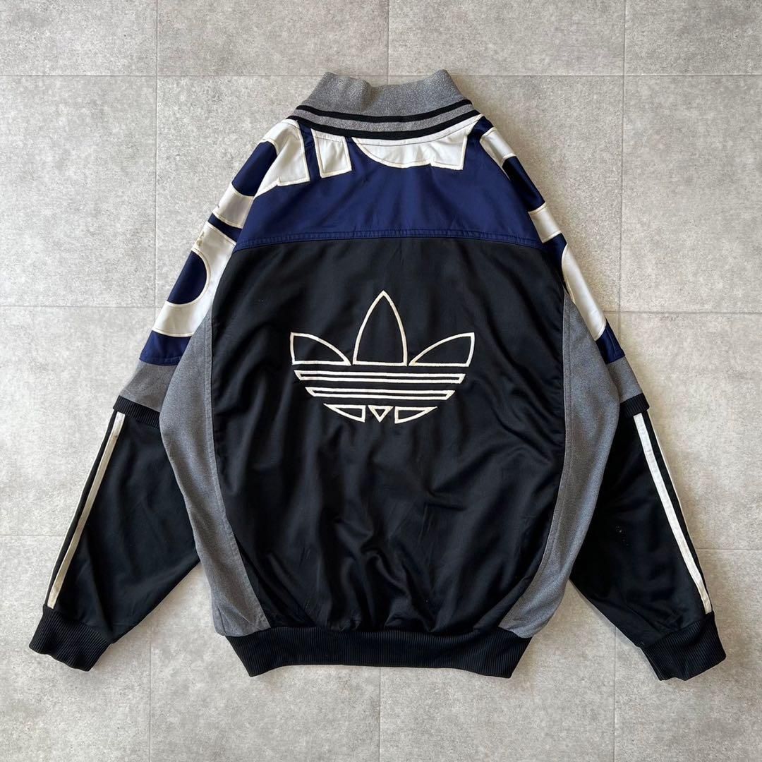 希少デザイン アディダス adidas トラックジャケット ジャージ 90s