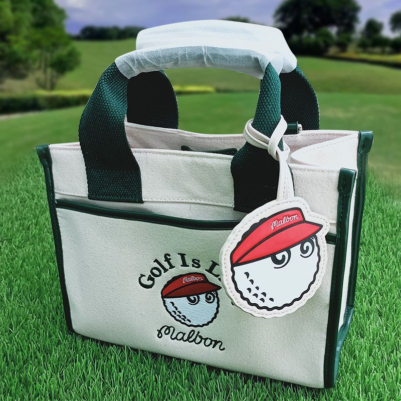 Malbon Golf マルボンゴルフ カートバッグ トートバッグ 緑 白｜Yahoo