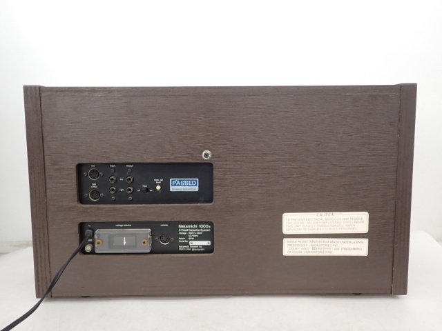 高額買取実施中!!】Nakamichi 3ヘッド カセットデッキ 1000II