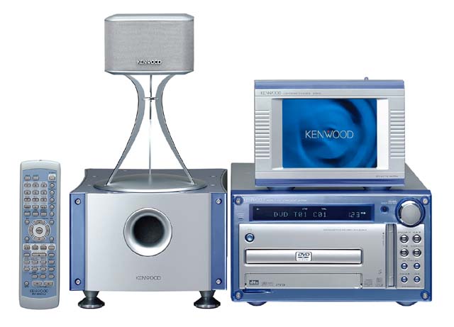 ケンウッド、MP3再生にも対応したDVD/MD搭載マイクロコンポ