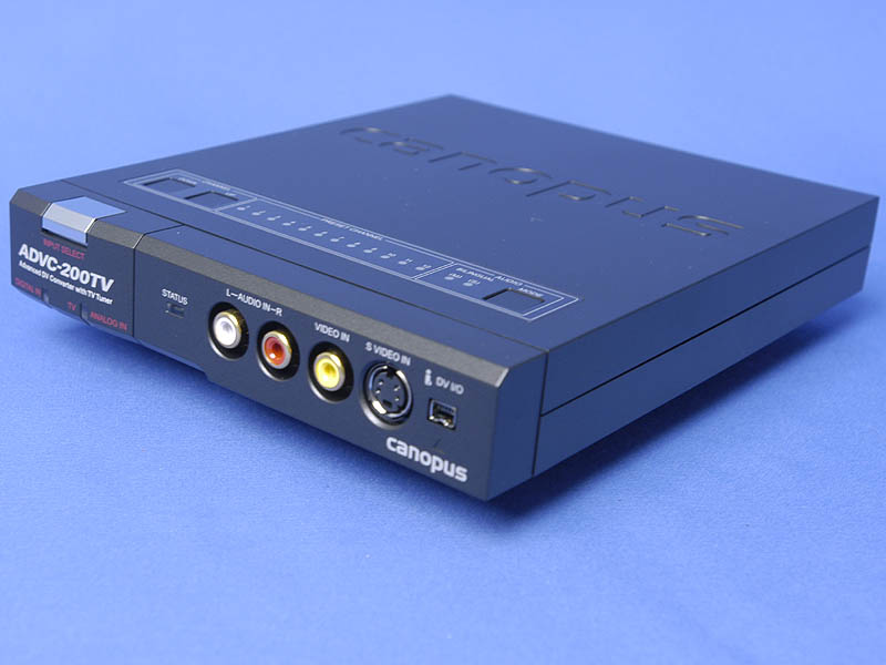 カノープス、TVチューナ内蔵DVコンバータに各種ソフトを添付