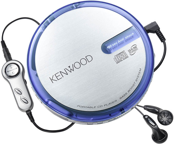 ケンウッド、実売7,500円のポータブルCDプレーヤー
