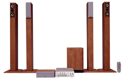デノン、トールボーイスピーカー採用のシアターシステム
