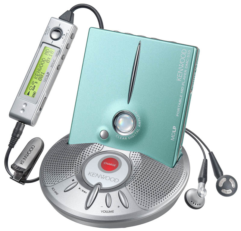 ケンウッド、「クリアデジタルアンプ」搭載のMDプレーヤー