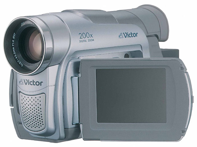 ビクター、F1.2光学10倍ズームレンズのDVカメラ