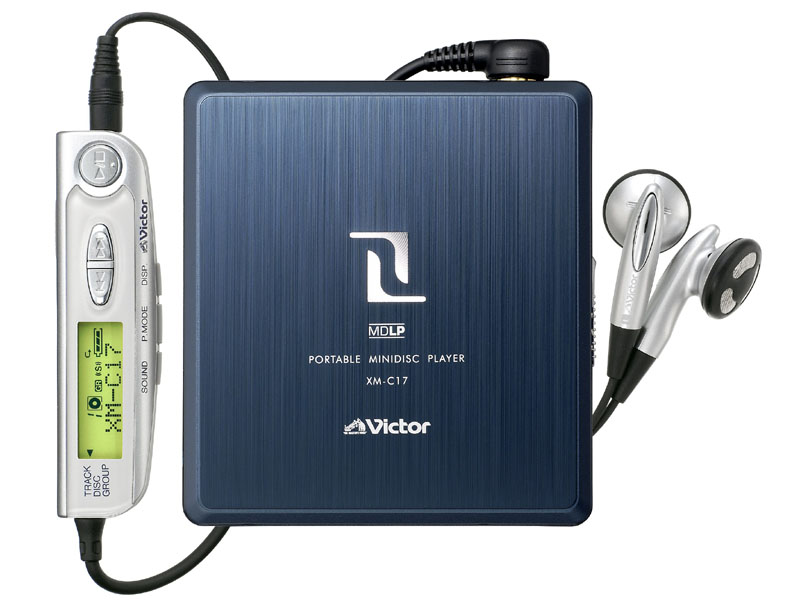 ビクター、「クイックチャージ」搭載のポータブルMD